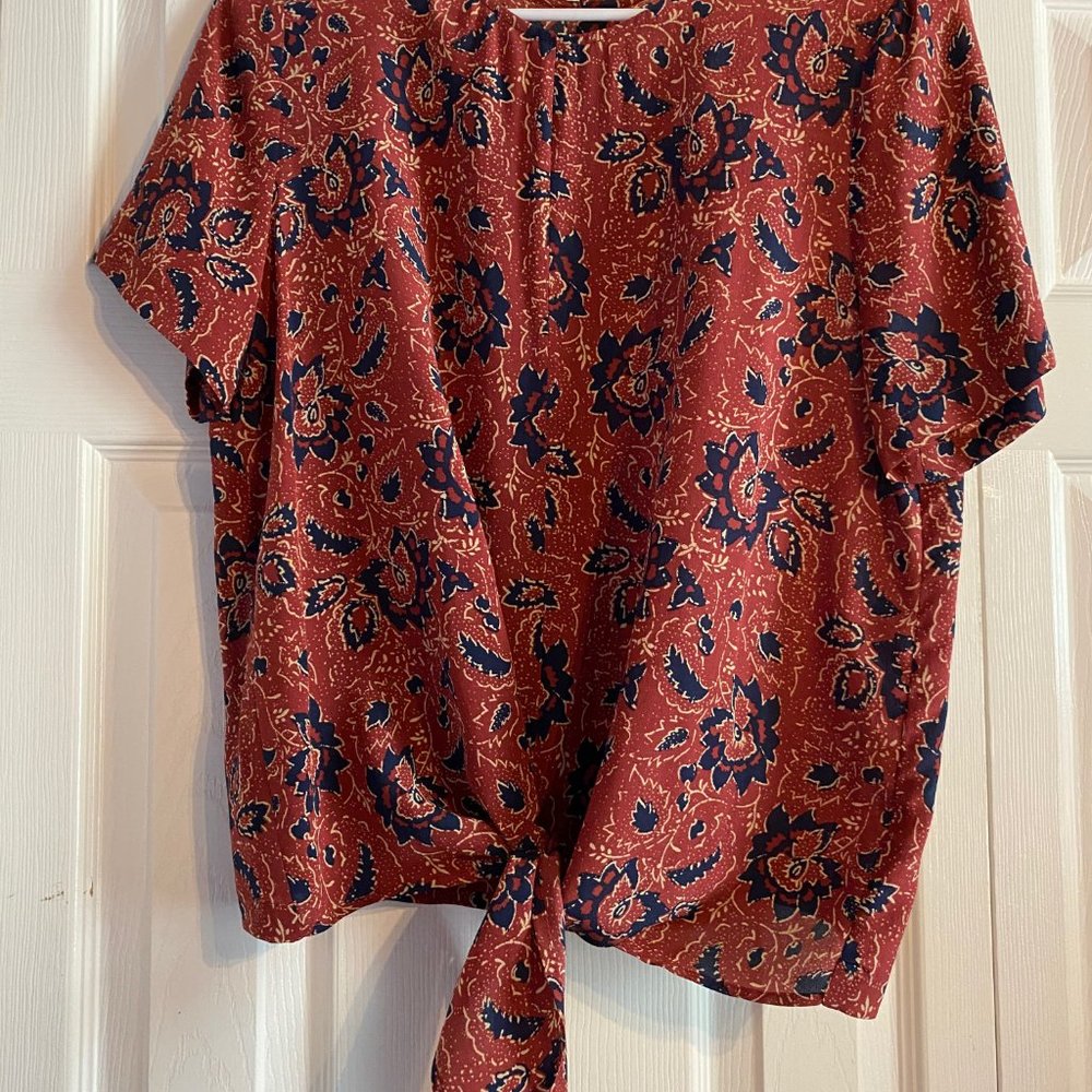 Front knot top from Madewell